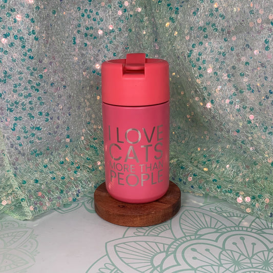 I Love Cats More Than People - Travel Mug