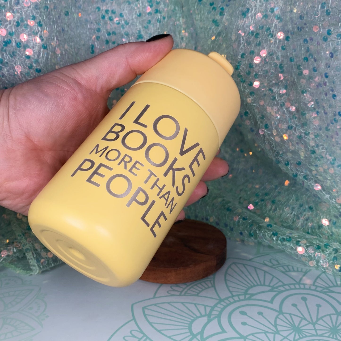 I Love Books More Than People  - Travel Mug