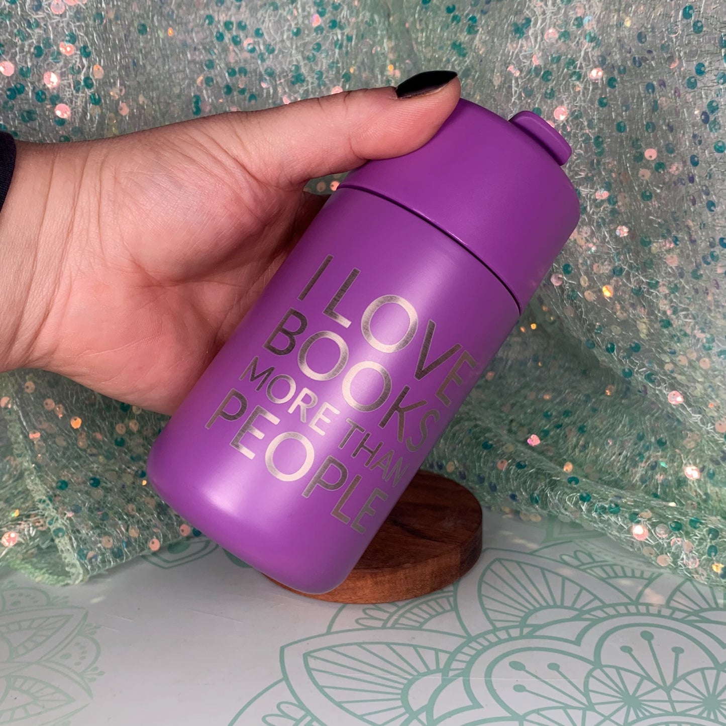 I Love Books More Than People  - Travel Mug