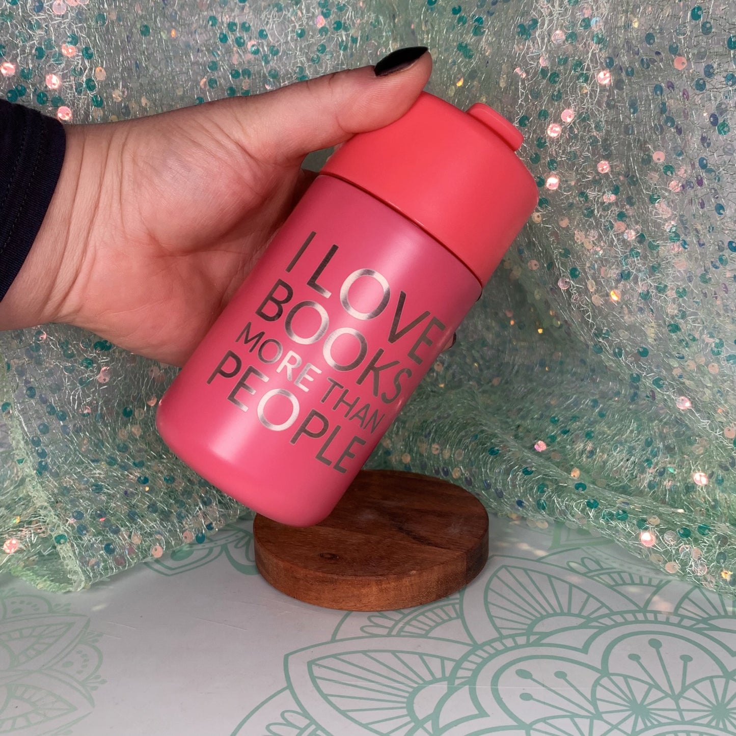 I Love Books More Than People  - Travel Mug