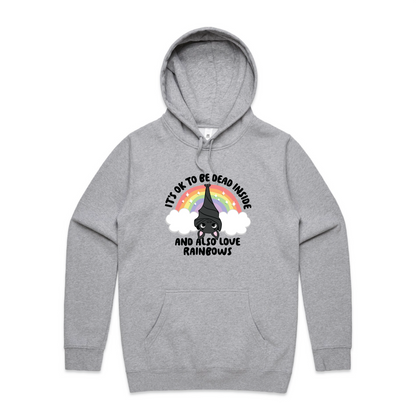 It's OK To Be Dead inside, And Also Like Rainbows - Hoodie