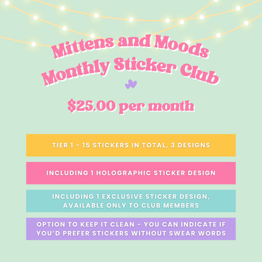 Monthly Sticker Club Max Subscription (Wholesale - Tier 1)