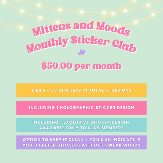 Monthly Sticker Club Max Subscription (Wholesale - Tier 2)