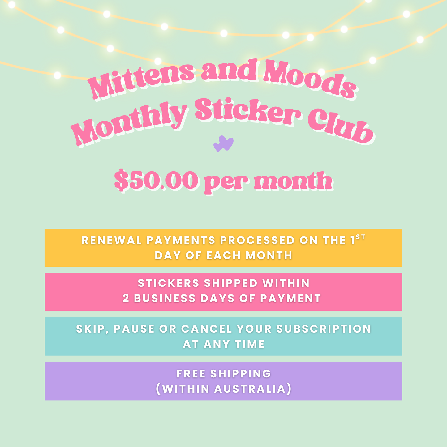 Monthly Sticker Club Max Subscription (Wholesale - Tier 2)