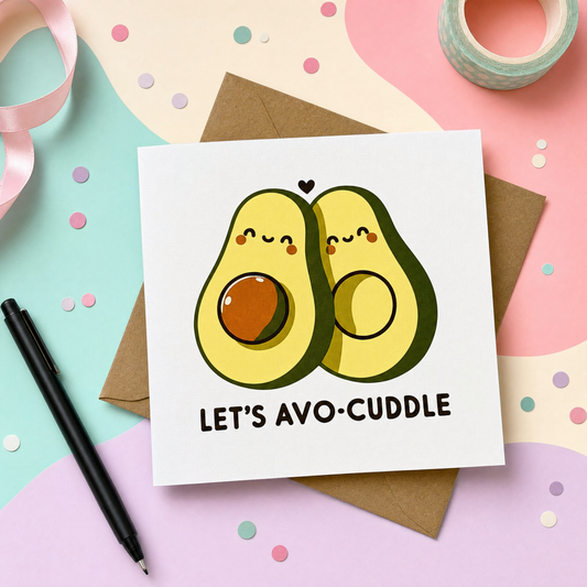 Lets Avo-cuddle - Greeting Card