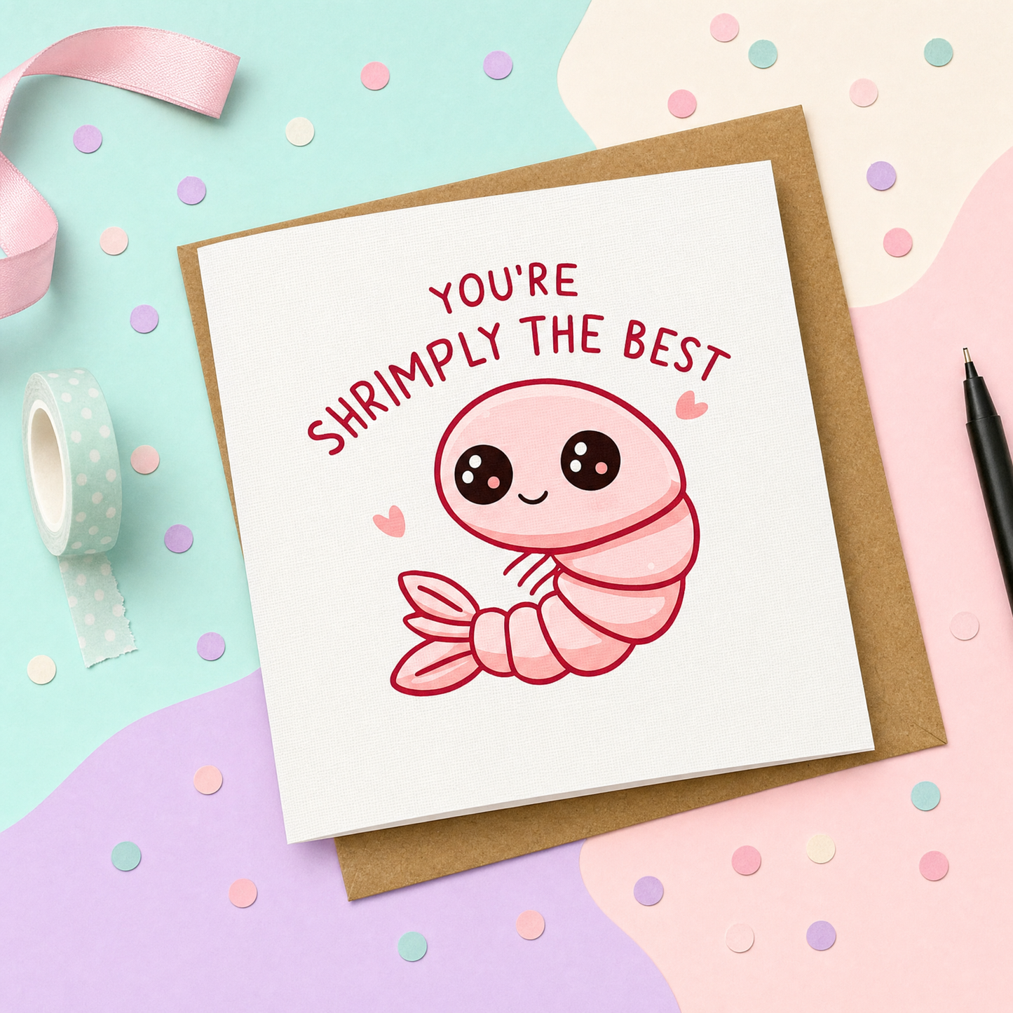 You're Shrimply The Best - Greeting Card