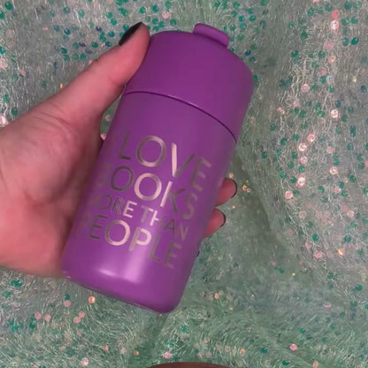 I Love Books More Than People  - Travel Mug